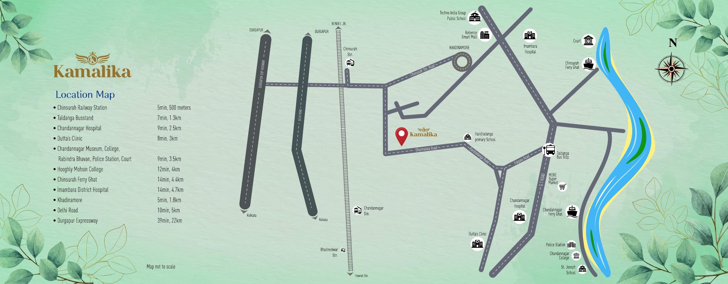 Kamalika location map